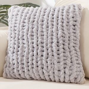 Custom Chunky knit pillow
